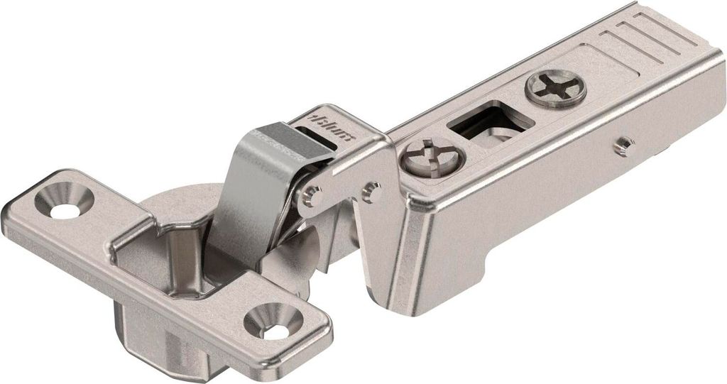 BLUM CLIP top Minischarnier 94°, 18mm gekröpft mit Feder, Schrauben