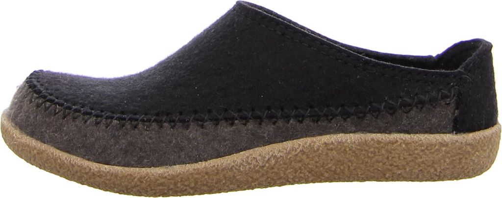 Haflinger Hausschuhe Blizzard Credo-Duo Herren 363232373039 Schwarz 46 EU