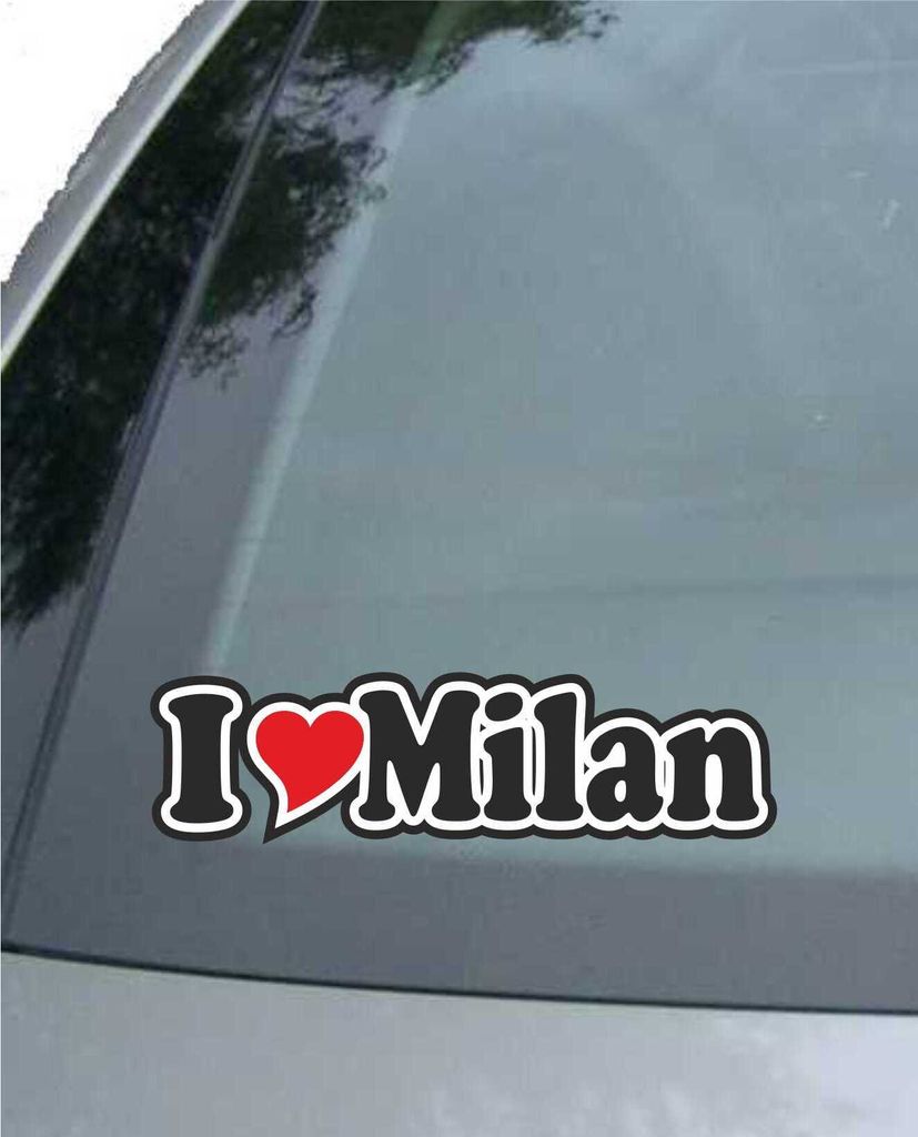 INDIGOS UG - Aufkleber / Autoaufkleber I Love Heart - Ich liebe mit Herz 15 cm - I LOVE Ben - Auto LKW Truck - Sticker mit Namen vom Mann Frau Kind