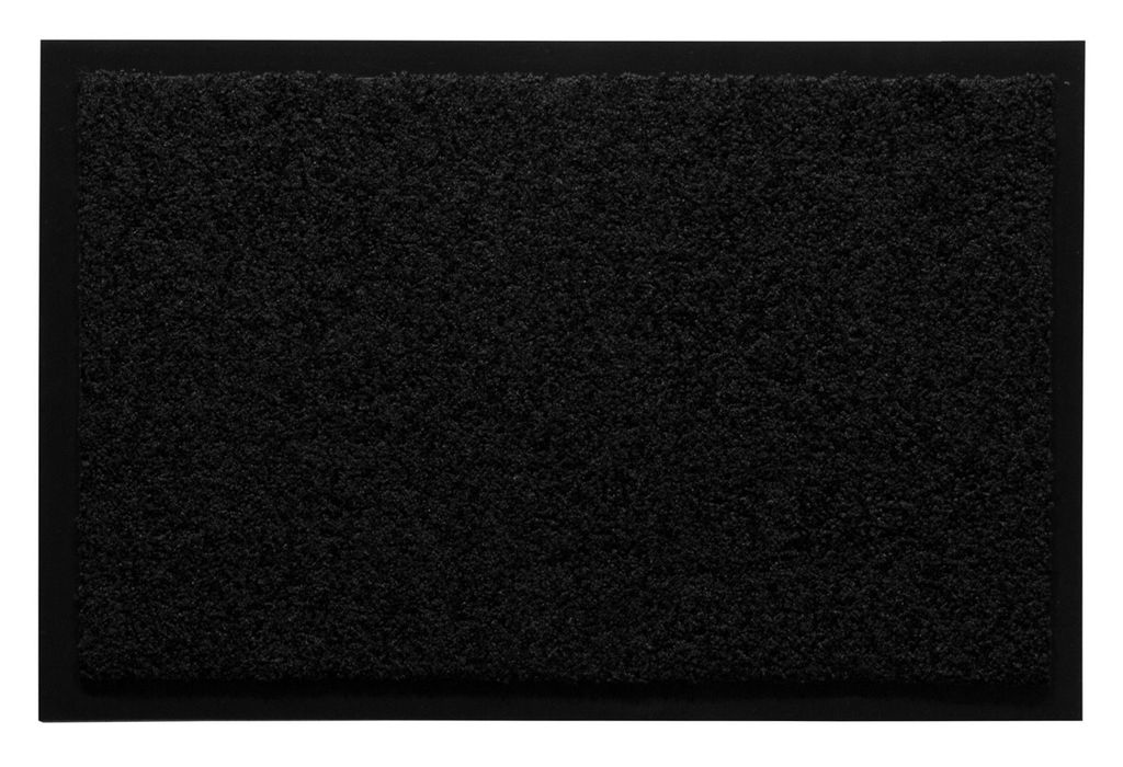 Fußmatte Türmatte 40 x 60 cm Blätter schwarz Schmutzfangmatte Fußabtreter NEU 