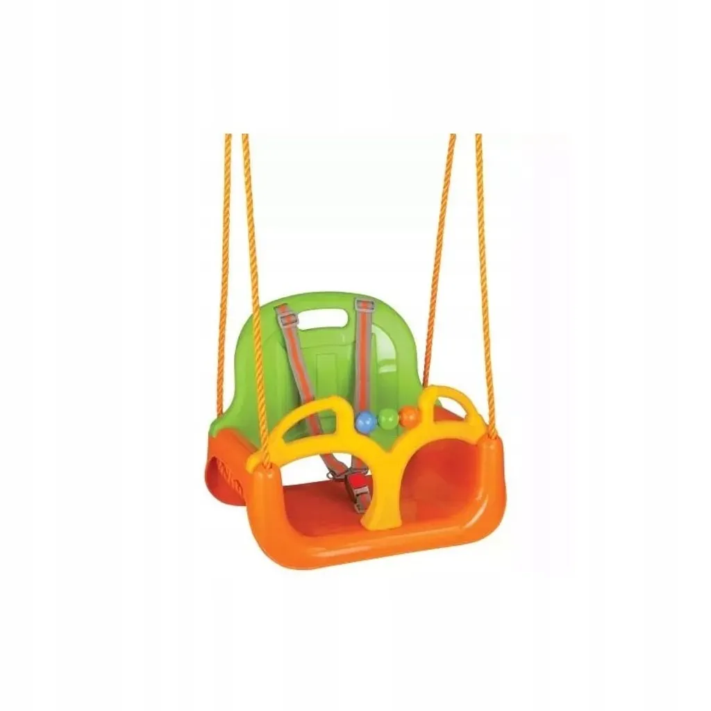 Balançoire Evolutive Bébé et Enfant 3 en 1 Orange WOOPIE Rigide