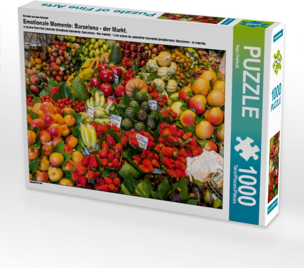 Calvendo Ein Motiv aus dem Kalender Emotionale Momente: Barcelona - der Markt. 1000 Teile Puzzle quer 640x480mm, Gerlach Ingo; 7318493