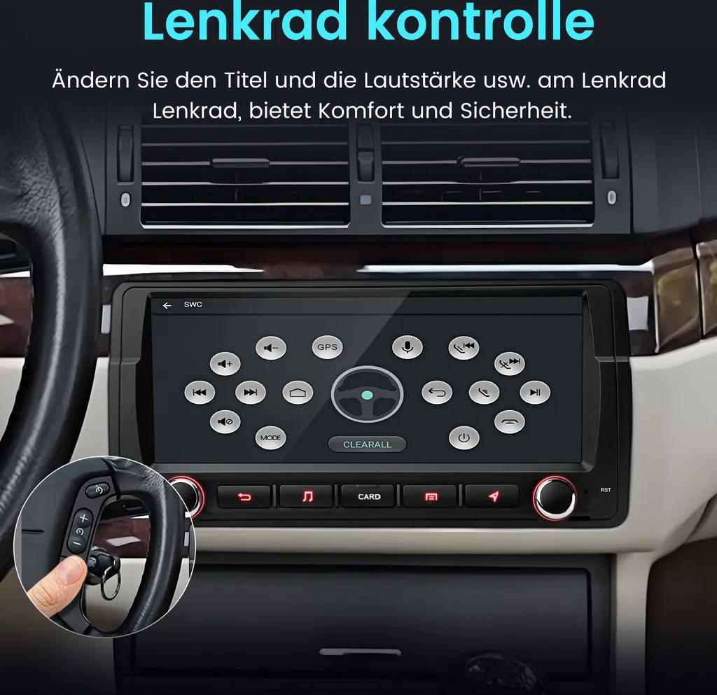 Navigatore BMW E46 Android 8 Pollici | CarPlay e Bluetooth 5.0 - 4