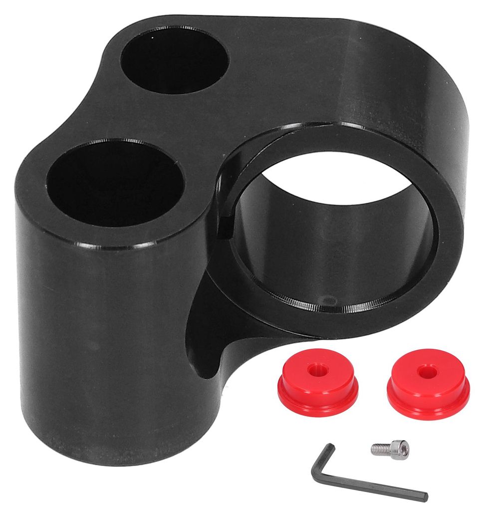 5-Gang-Kurzschalthebel-Adapterbuchse passend für IMPREZA/WRX/LEGACY/FORESTER XT Schaltgetriebe, Schwarz