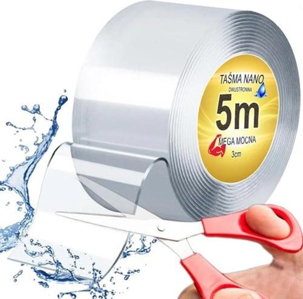 Taśma Dwustronna NANO 30mm/5m  Transparent Zdjęcie produktu 