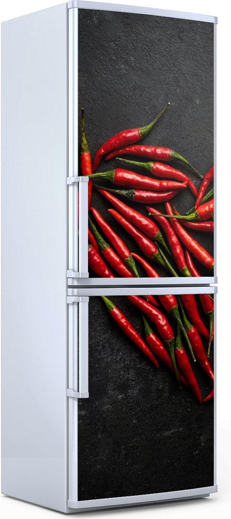Magnete Dekorative - 60 cm x 180 cm - Küche Magnetmatte Kühlschrankmagnete - Paprika Gemüse
