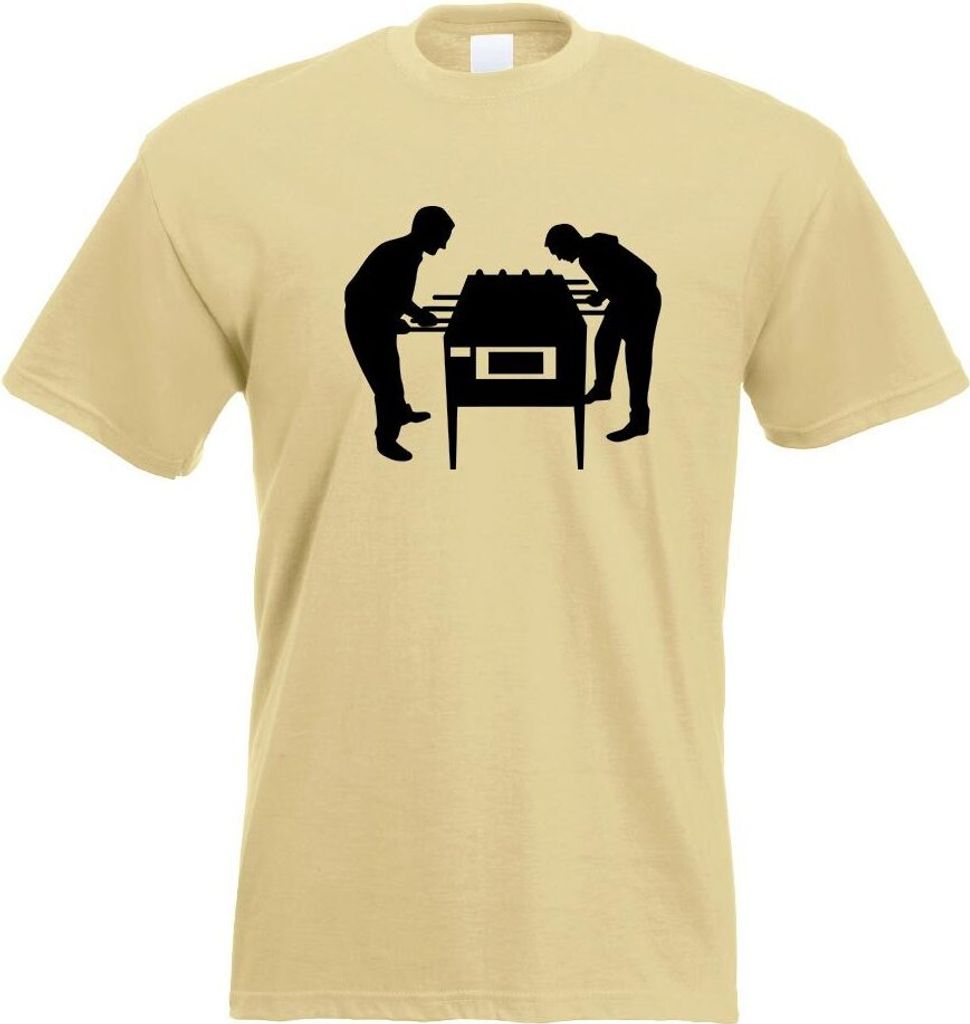 Kiwistar - T-Shirt - Khaki - Kicker Tischfußball Spieler Motiv Bedruckt Funshirt Design Print - mit Motiv Bedruckt - Funshirt Design - Sport - Fre...