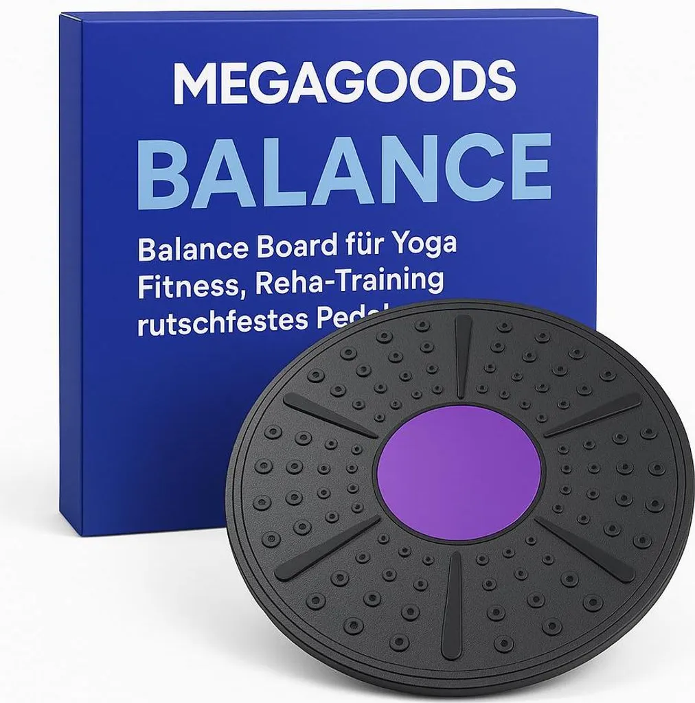 Balance Board Yoga Fitness avec surface antidérapante pour Reha Training