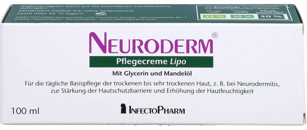 Neuroderm Pflegecreme Lipo 100 ml Produktbild 