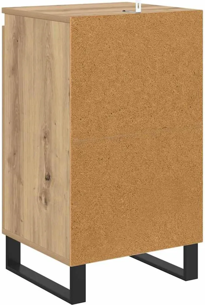 Credenza SYFAX Artisan Rovere 70cm Altezza | Calore e Legno per la Casa