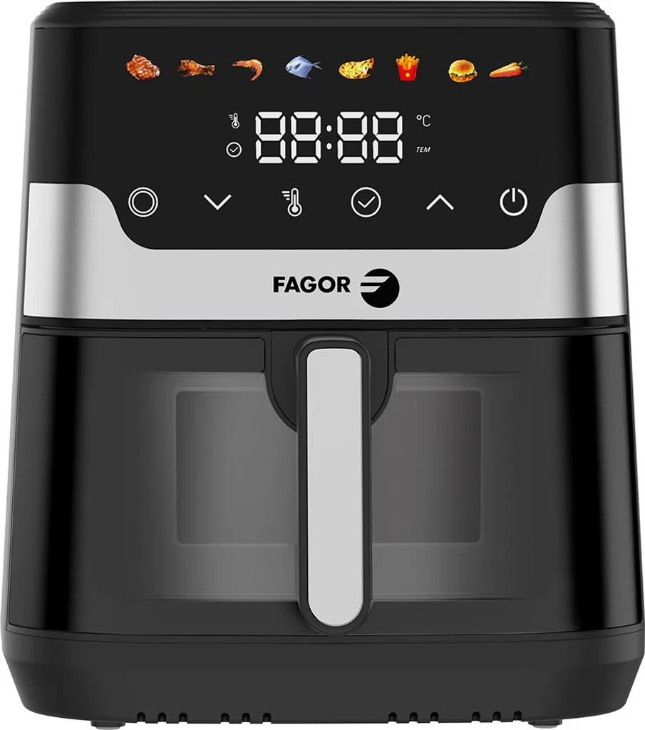 Friteuse sans huile Fagor 8 Litres 1700W avec Cuve Anti-adhésive