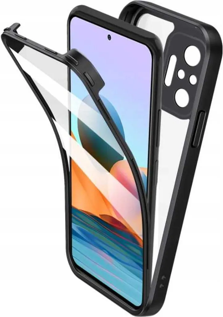 Custodia Professionale SPACECASE Beetle per Redmi Note 10 Pro - 360 Nero - 7