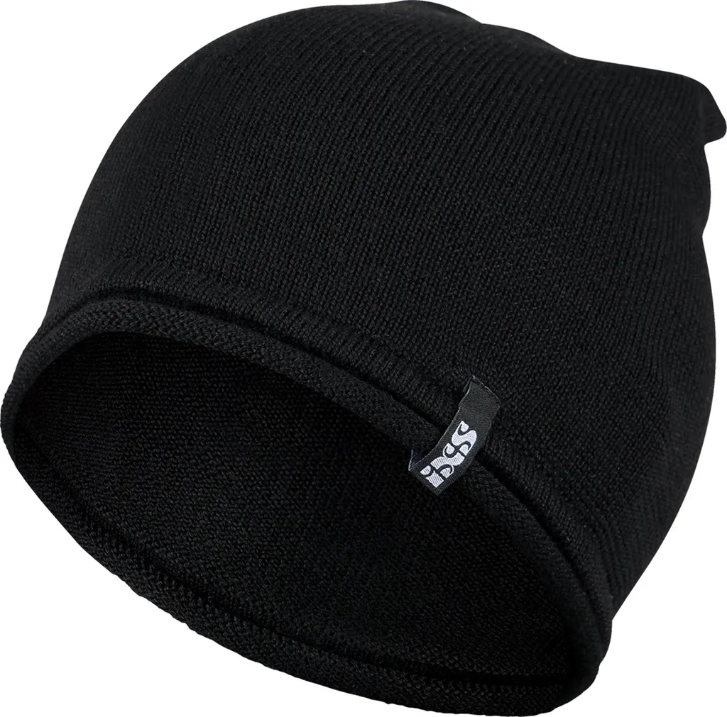 Bonnet d'Hiver Noir Brand 2.0 - Bonnet Tricoté Chaud pour Homme et Femme
