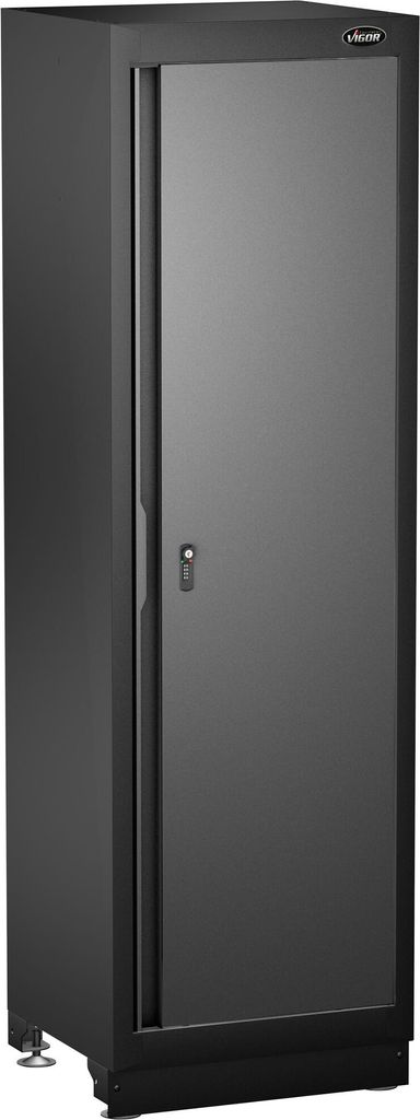 VIGOR Einzelflügeltür-Schrank hoch V6000-03 L x B x H: 600 mm x 526 mm x 1980 mm