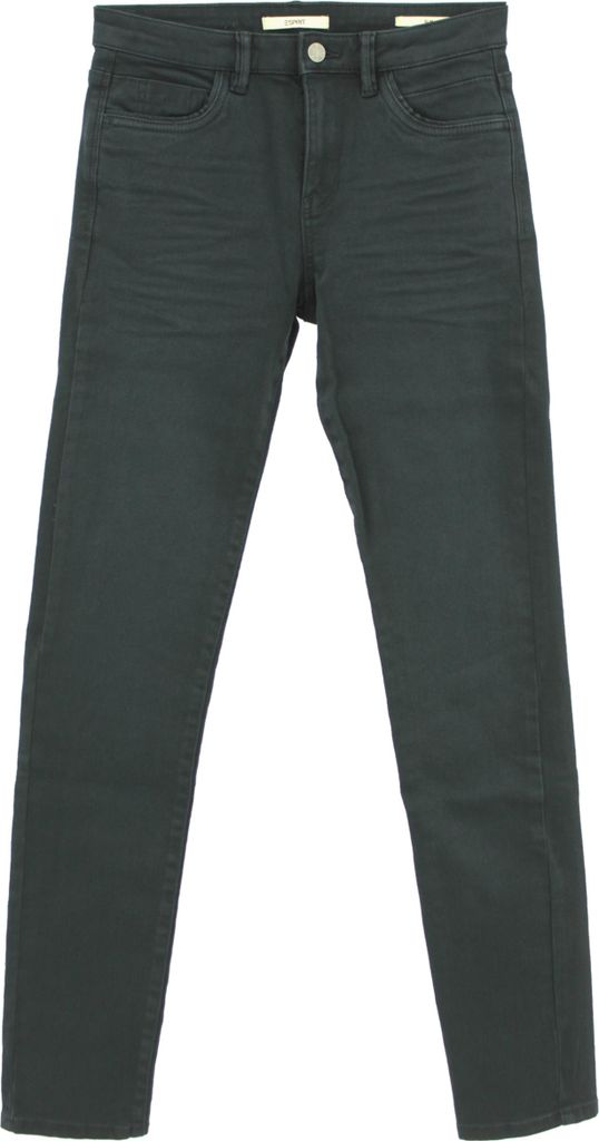 33002 Esprit, Medium Rise Slim Jog, Damen Jeans, dicker Stretchdenim, petrolblue, W 25 L 32