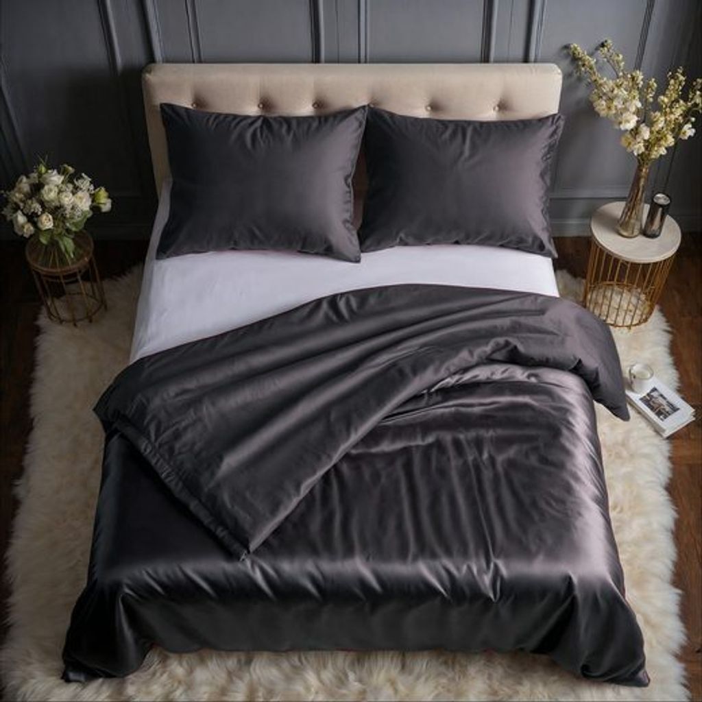 COZYOR Wende-Bettwäsche, glänzend matt, Satin & Mikrofaser, Produktbild 