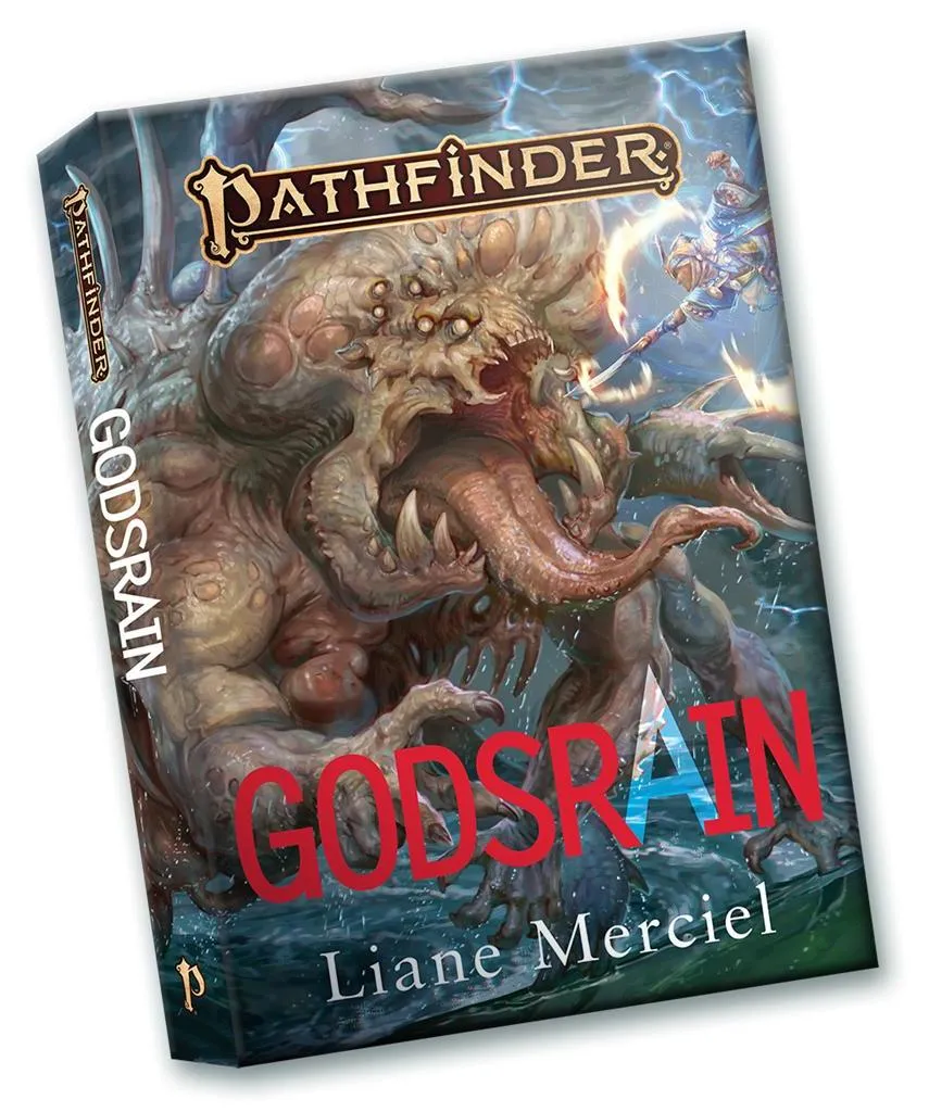 Livre Pathfinder Dieux de pluie roman fantasy relié pour collectionneur