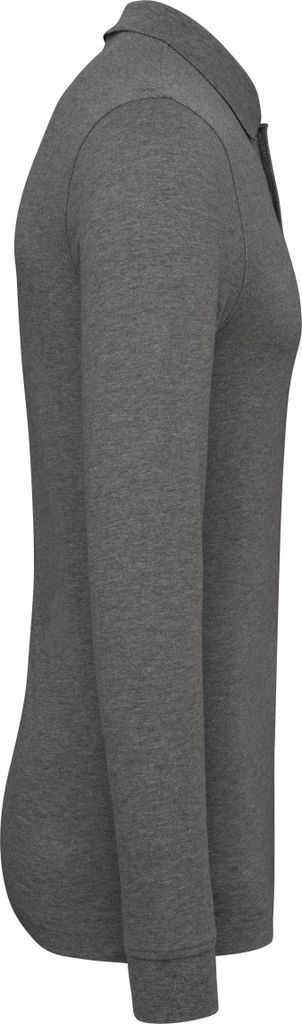 Kariban Herren Piqué-Polohemd lange Ärmel Bio-180