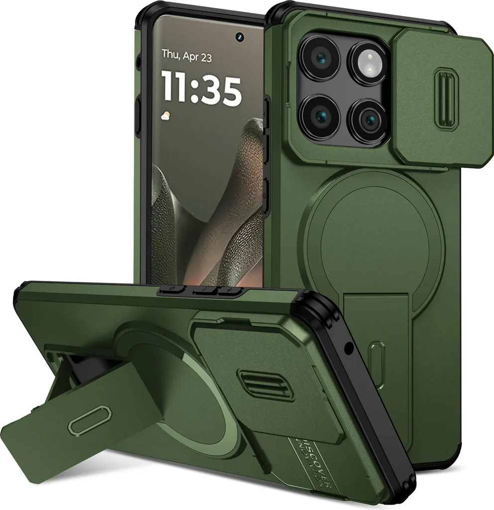 Custodia Motorola Edge 2025 Verde: Protezione Outdoor e Supporto Auto