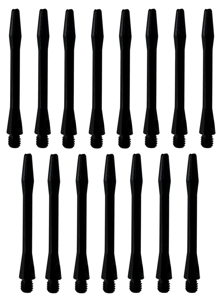 15 Stück Aluminium Dartschäfte Pro Grip 2BA 45mm
