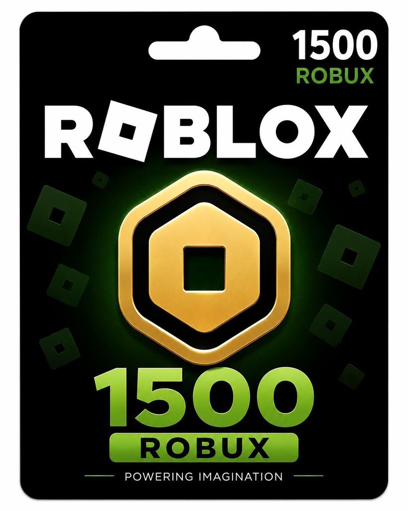 Roblox 1500 Robux Key GLOBAL | Digitaler Code | Sofortige Produktbild 