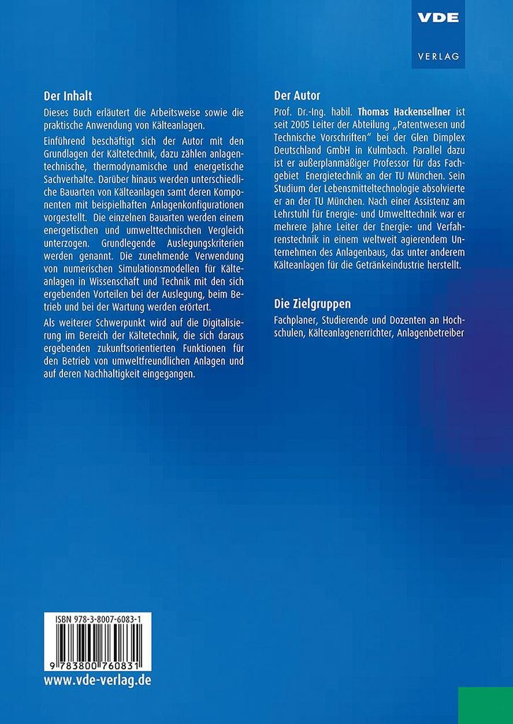Kompendium Kältetechnik Produktbild 