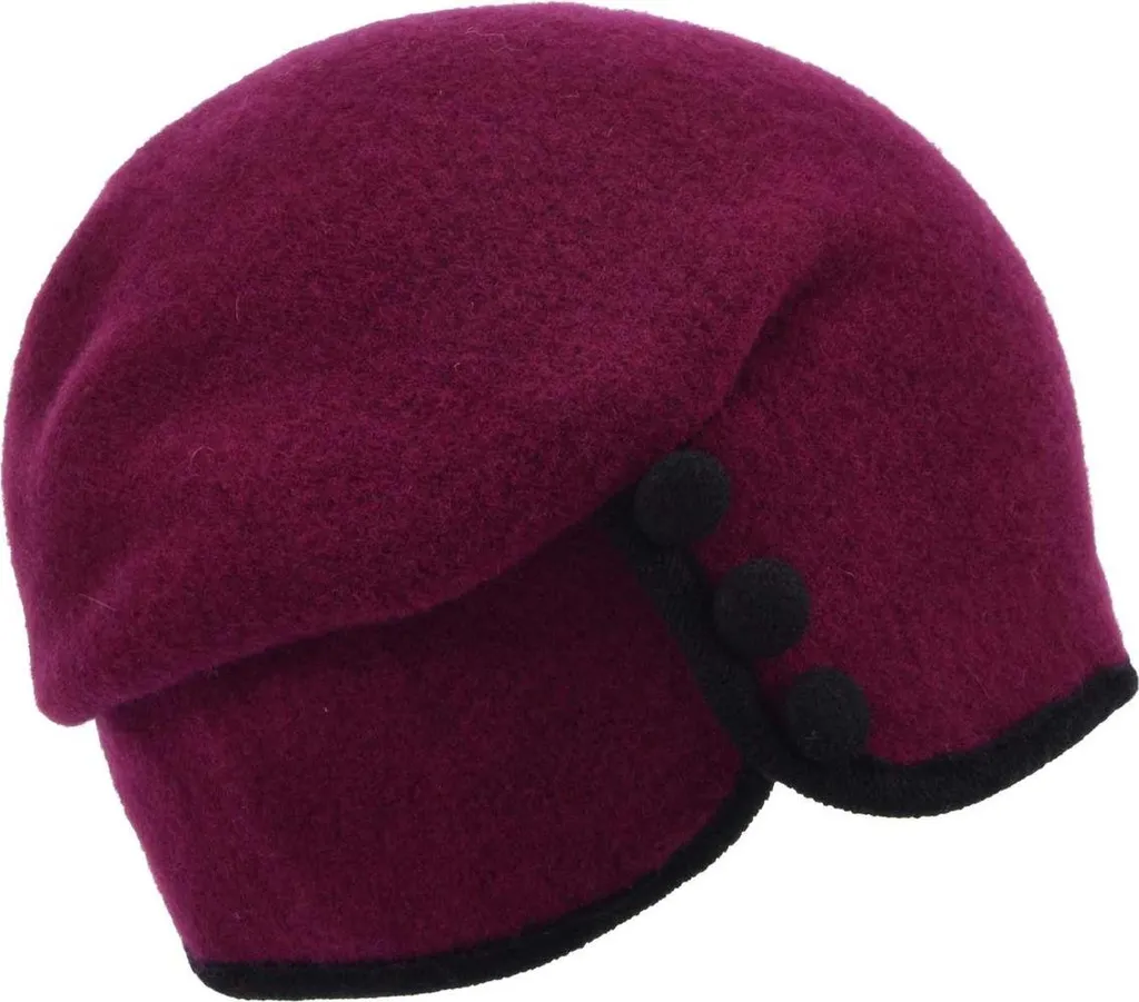 Casquette Seeberger Walk Violette : Finis le Froid et les Cheveux Mouillés