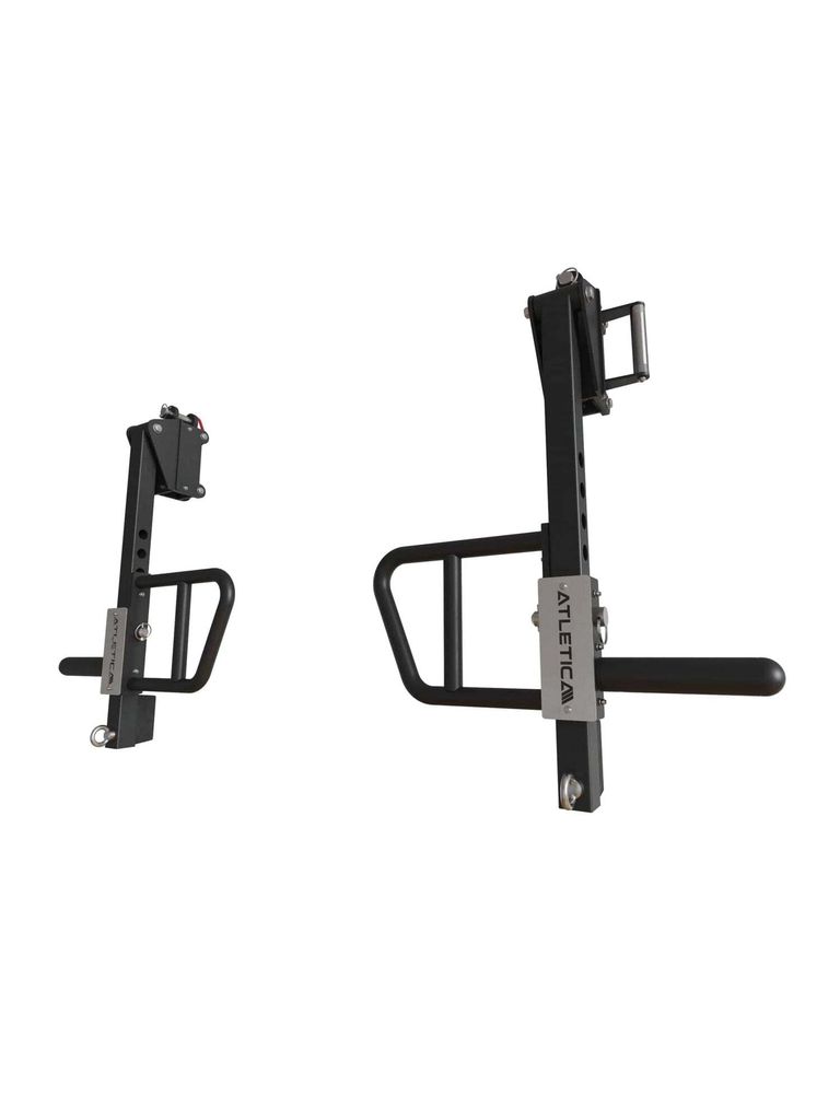 ATLETICA R5 Jammer Arms | Radiale Bewegung | 80 cm lang | Platzeffizient, funktional, verstell- & hochbelastbar | Abnehmbare Griffe | Paarweise ver...