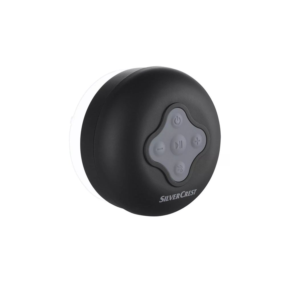 SILVERCREST Bluetooth Bad Lautsprecher »SBL 3 B2«, mit Saugnapf (schwarz)