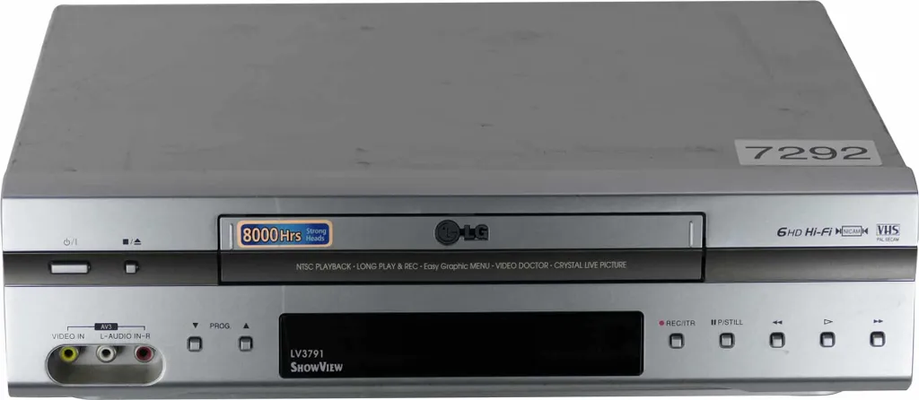 Télécommande infrarouge LG LV3791 haute précision pour menu DVD et VCR