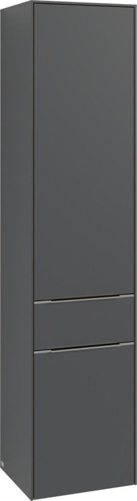 Villeroy & Boch Subway 3.0 Hochschrank, 1 Auszug und 2 Türen Anschlag links, 400x1710x362mm, C59000AB