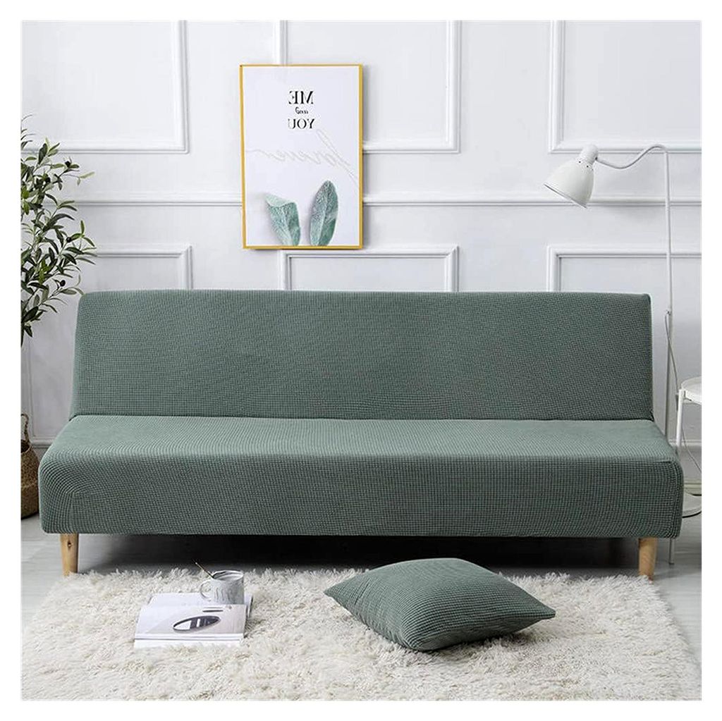 Sofabezug für 3-Sitzer ohne Armlehne, moderner Druck, Clic Clac Sofahusse, Stretch Schutzhülle für Bettcouch