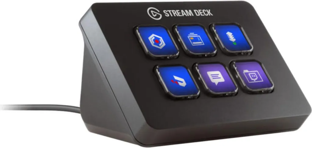 Console de mixage Stream Deck Mini Elgato pour streaming et montage vidéo