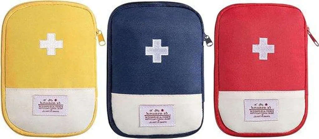 Trousse Randonnée 3 pièces : Rouge, Jaune, Bleu - Kit Sécurité Rando