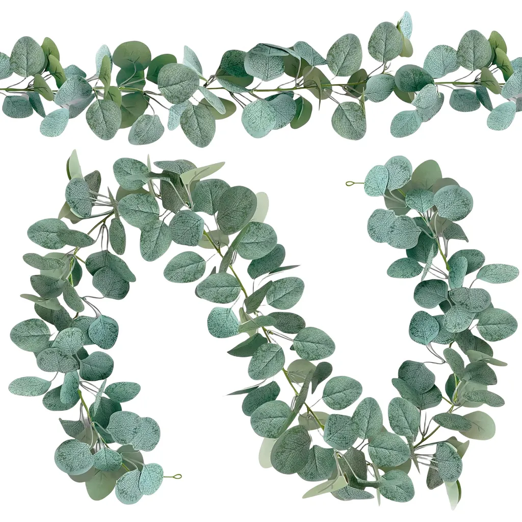 Guirlande eucalyptus artificielle 2m - Plante retombante décoration table