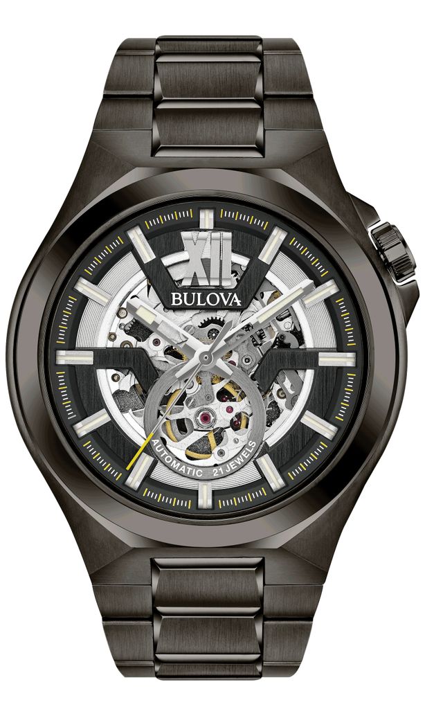 Bulova 98A179 Klassik Automatik Herrenuhr 46mm 10ATM