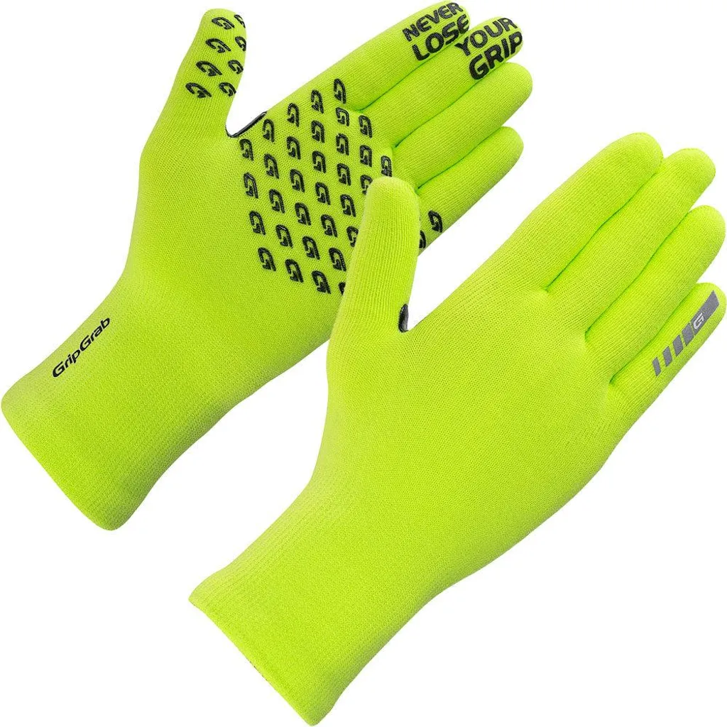 GripGrab Thermo Tricotés Gants d'Hiver Isolants pour Cyclisme - Noir L