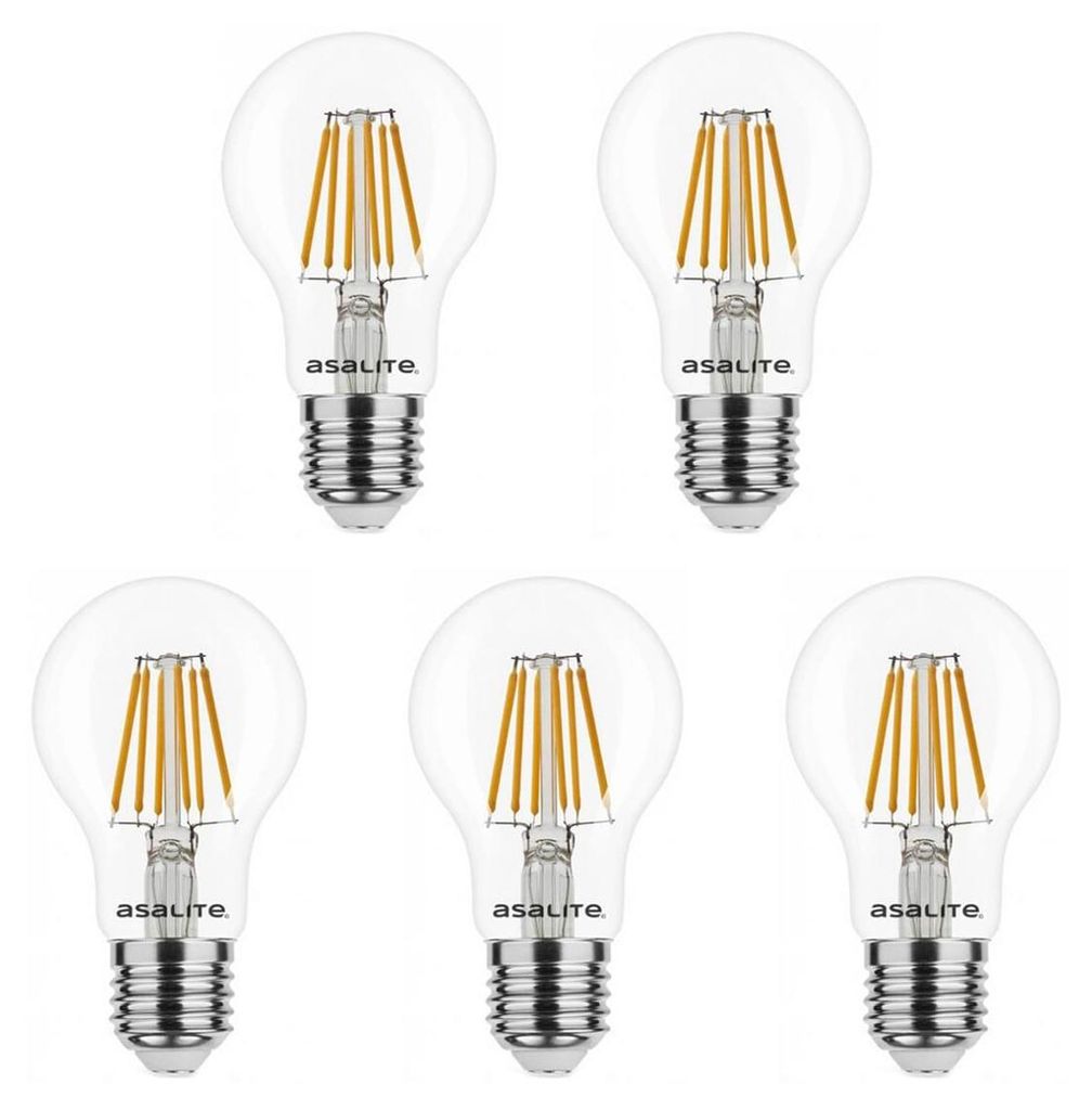 Asalite LED-Lampe A60 E27 6W 660lm 4000K 220-240V 5 Stück Produktbild 