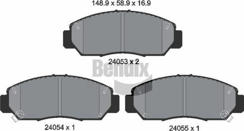 Plaquettes BENDIX BPD2084 Silence et Durabilité avec Norme OE