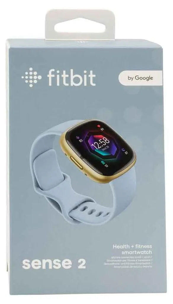 Fitbit Sense 2 FB521GLBM avec Capteur de Stress et ECG Soft Gold Blue - 19