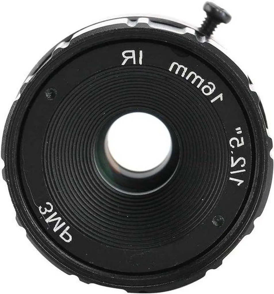 Objectif 16mm Haute Définition pour Caméra CCTV avec Monture Robuste