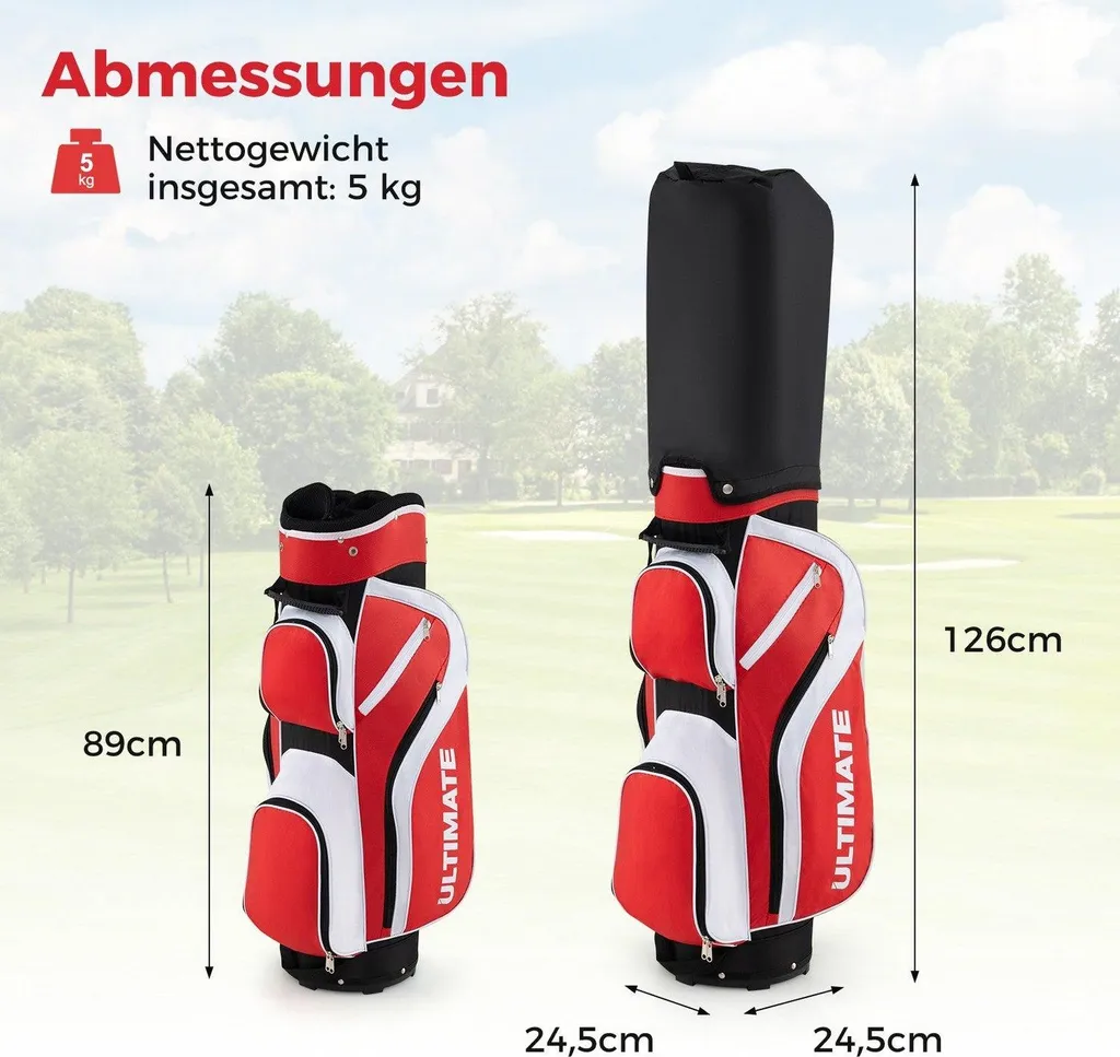 Pack de golf femme droitière pour parcours 18 trous