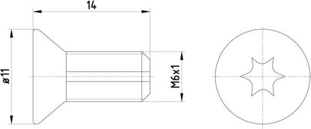 TEXTAR TPM0012 Schraube, Bremsscheibe OE 690536 kompatibel mit Grande Punto, Punto, AX, Berlingo, BX, C-Elysee, C15, C2, C3, C4, C4er, C5, C6, DS3,...