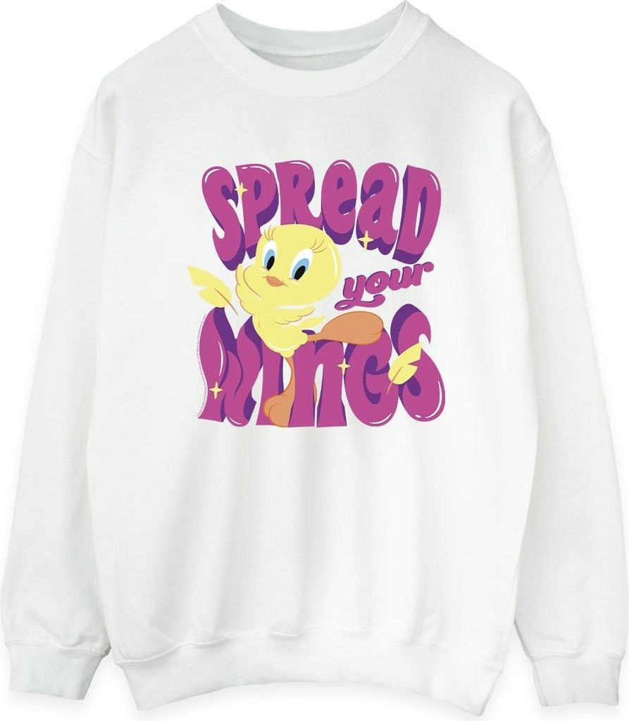 Looney Tunes - "Tweeday Spread Your Wings" Sweatshirt für Damen BI24320 (XL) (Weiß)