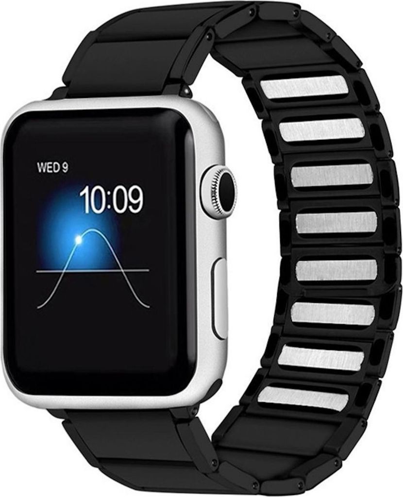 Für Apple Watch Series 11 10 46mm / Ultra 3 2 1 49mm / 9 8 7 45 / 6 SE 5 4 44 / 3 2 1 42mm Magnet Stahl Armband
