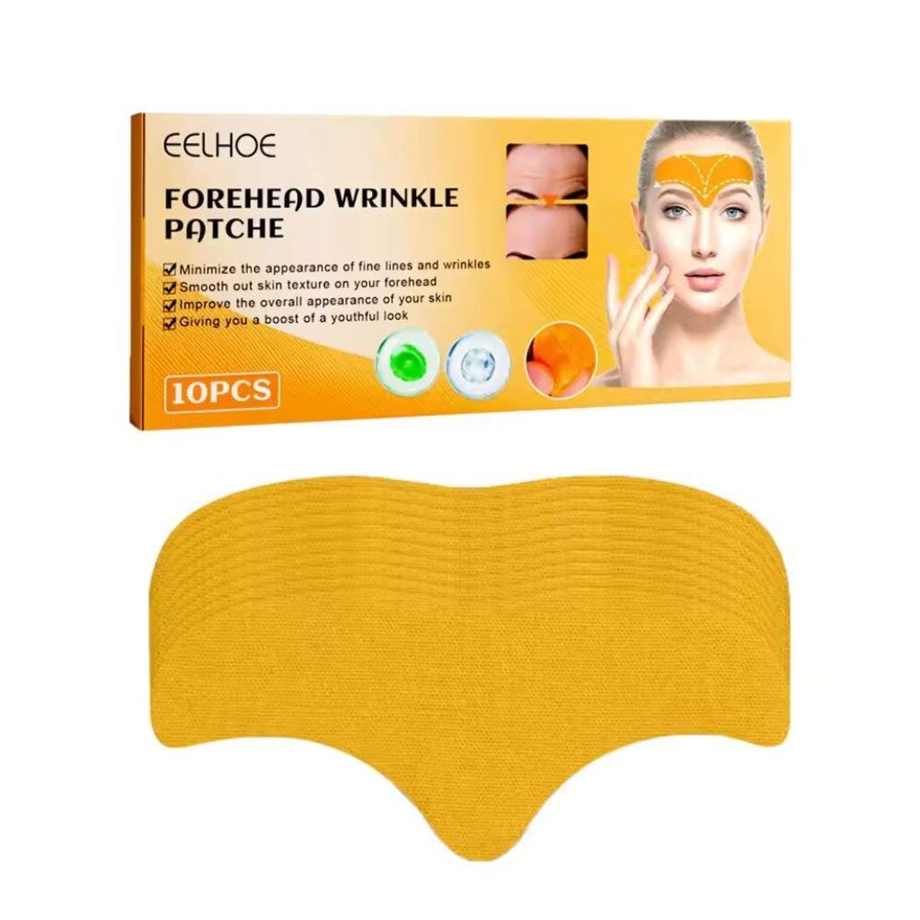 10 Stück Stirnfalten Patch Set mit Kollagen & Centella Asiatica – Anti Aging Gesichtspatches zur Reduzierung von Stirnfalten, Hautglättung