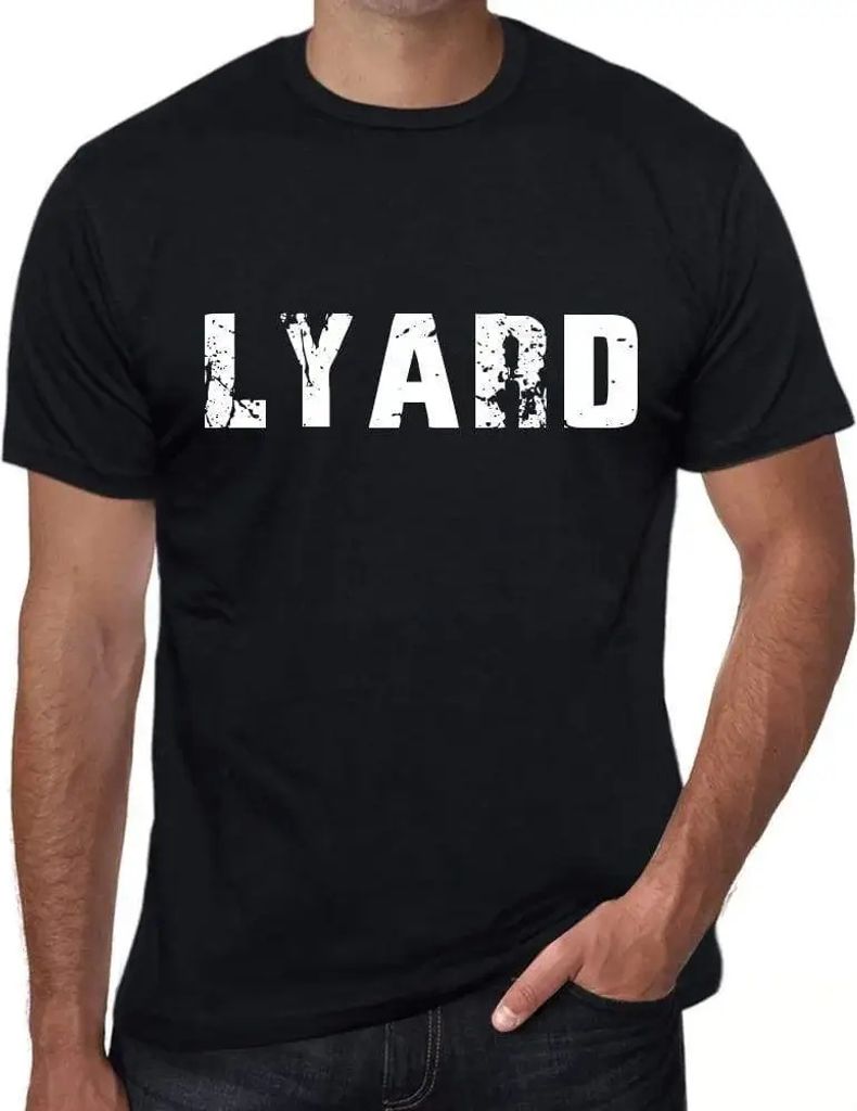Herren Grafik T-Shirt Lyard Öko-Verantwortlich Vintage Jahrgang Kurzarm Lustige Druck Geburtstag Geschenk Mann