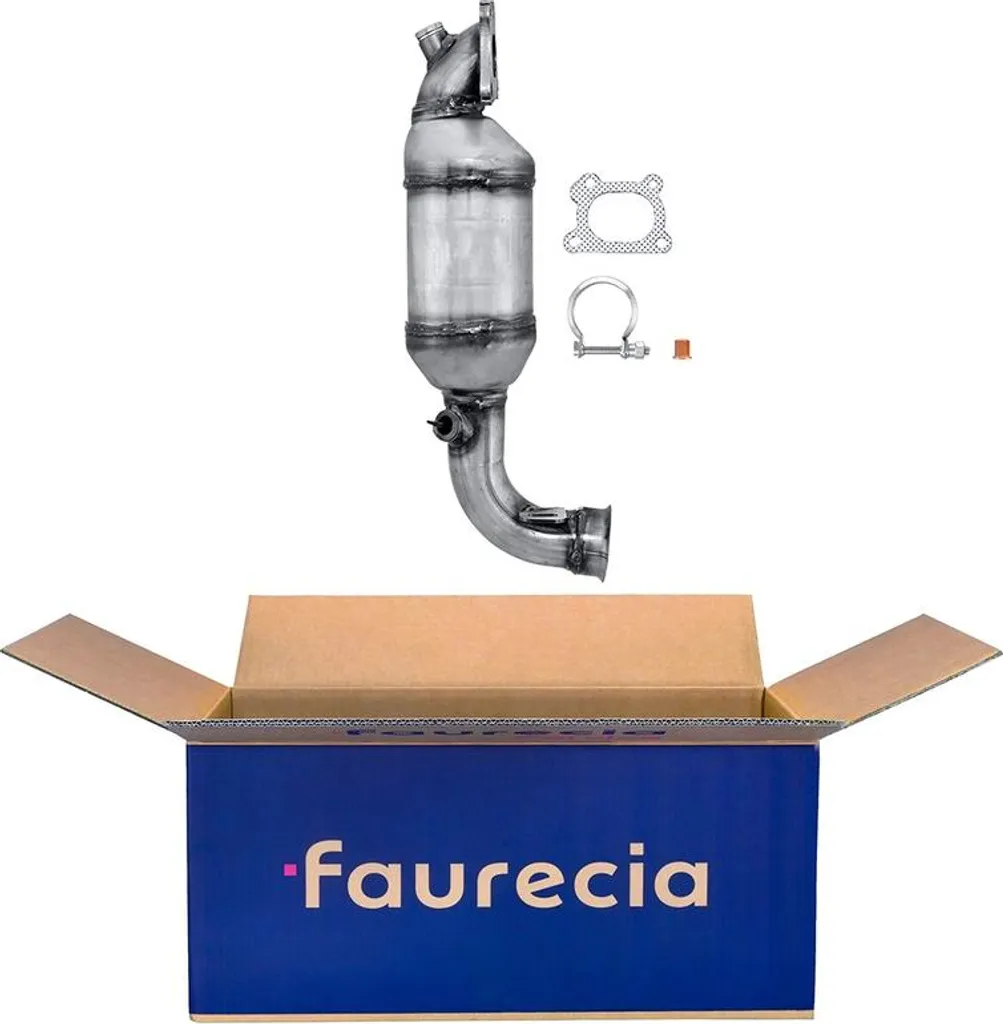 Pot Catalytique Euro 6 FAURECIA Citroën C3 avec Kit de Montage Complet