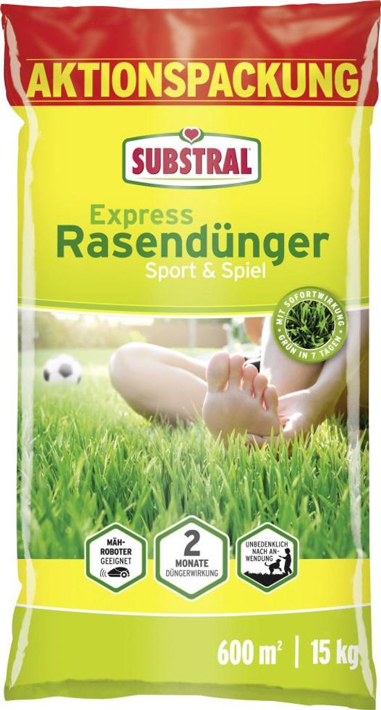 Substral Express Rasendünger Sport & Spiel 15 kg für 600 qm Produktbild 