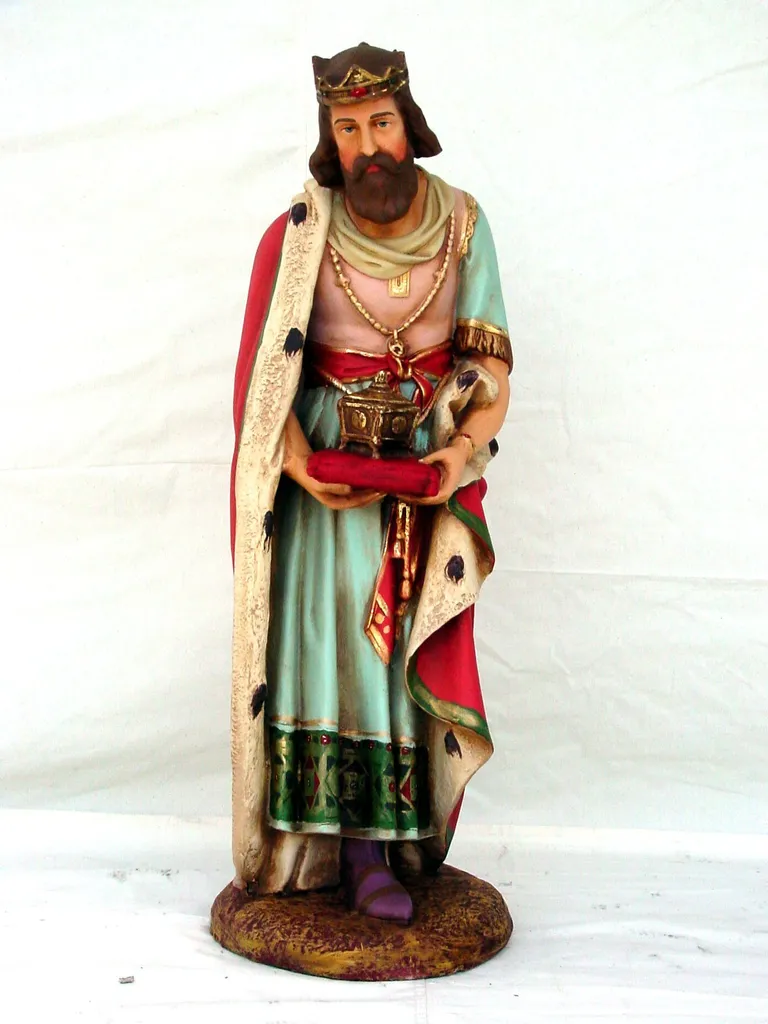 Figurine Balthazar Debout 72cm en Polyrésine pour Décoration Extérieure